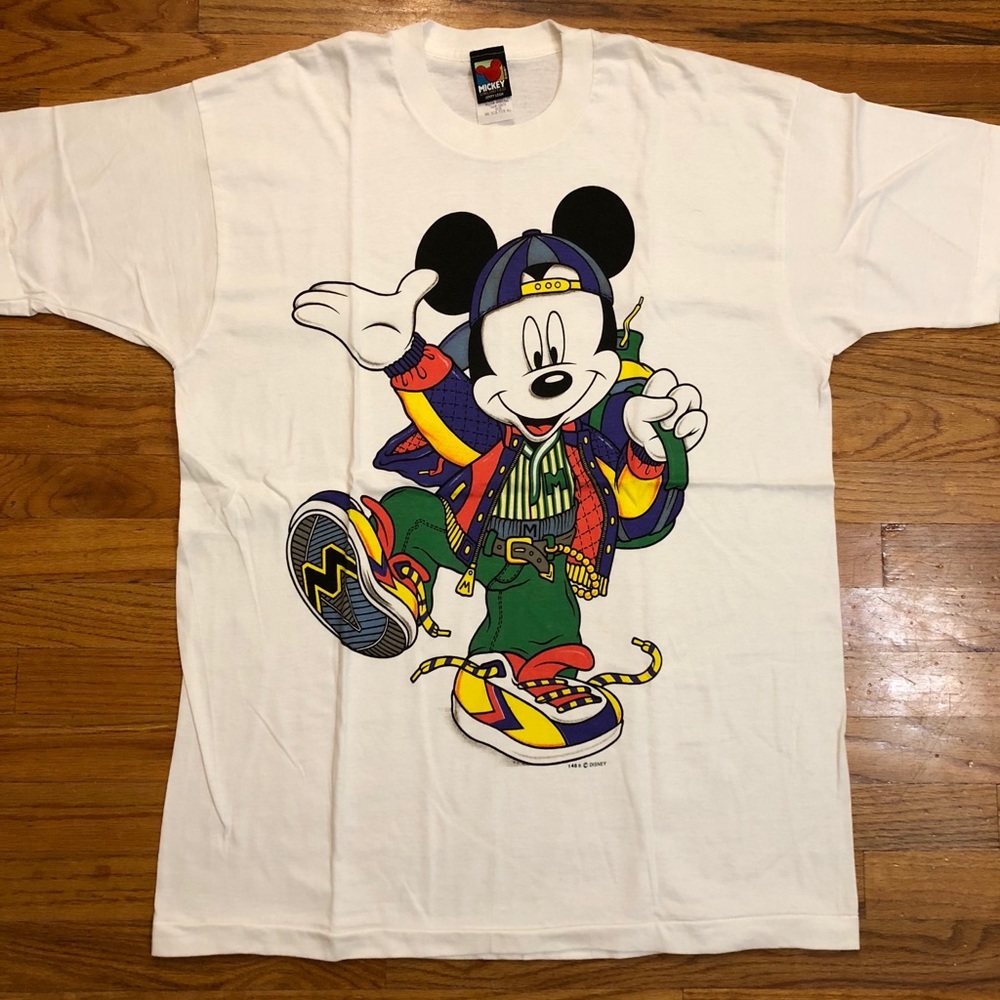 90s MICKEY MOUSE GRAPHIC T SHIRT RARE